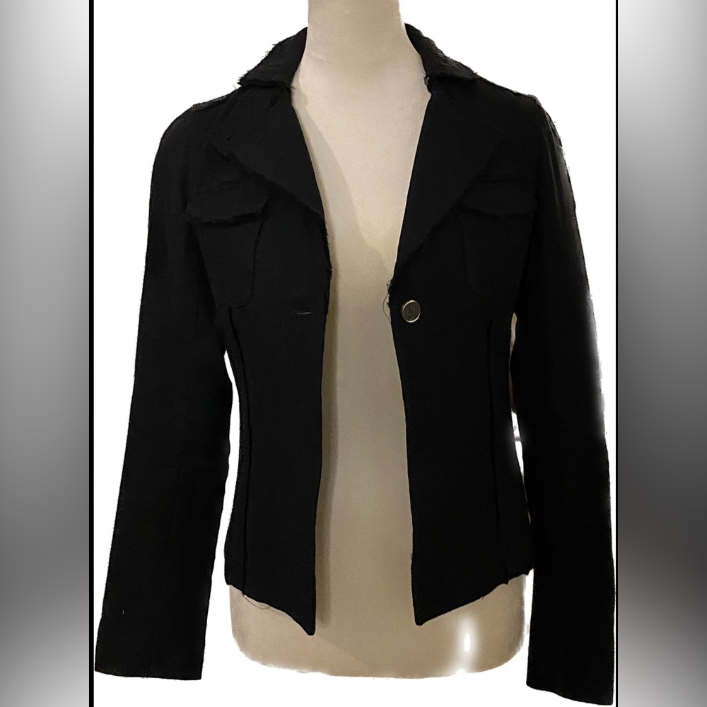 Banana Republic Black Wool Blazer - Size 0